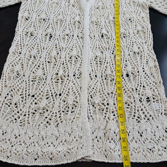 Natural Life Abigail Duster Crochet Hippie Size L XL Boho Festival - Picture 9 of 11